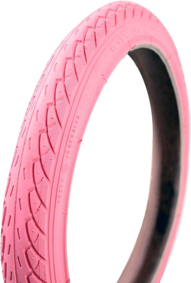 Buitenband Fiets - Fietsband Buiten - Fietsen Onderhoud - Real Pink Design - 18 x 1.75 - Roze