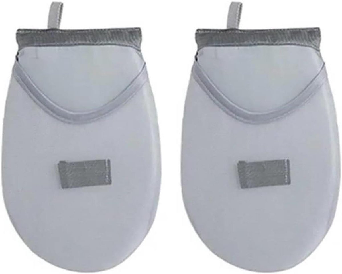 Stoom Handschoen - Strijkijzer Pad - Kleding Stomen - Thermische Bescherming - 24 x 15 cm - Grijs