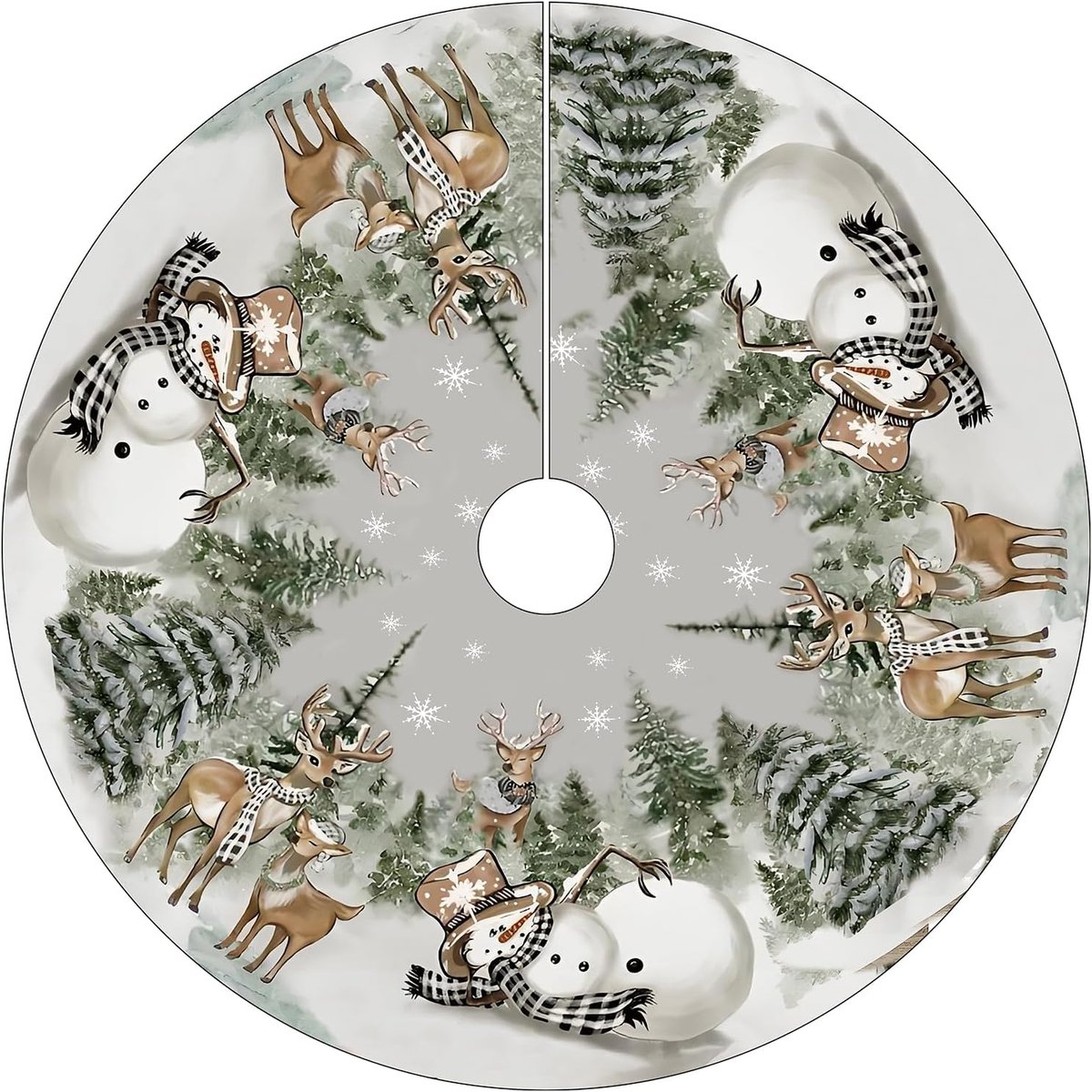 rond, 120 cm, kerstboomdeken, rok, boomdeken, kerstboomdeken, rond, dennenboomdeken, kerstboom, deken, kerstboom, tapijt, dennenboom, kerstboomrok (10)