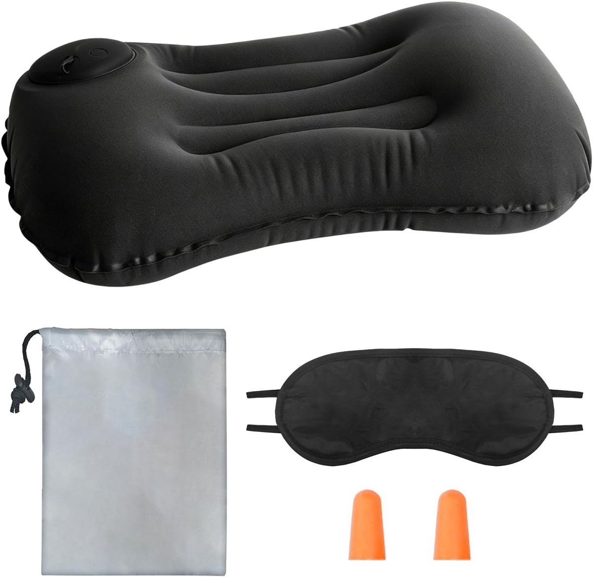 reiskussen, ultralicht, opblaasbaar kussen, hoofdkussen voor camping, opblaasbaar, outdoor, strandkussen, campingaccessoires, reizen, ergonomisch voor outdoor en camping