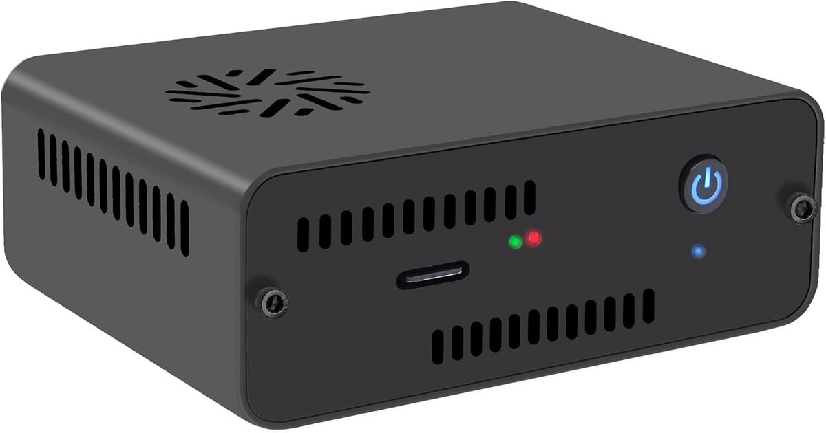 NASPi V2.0 2.5inch SATA HDD SSD NAS Storage Kit for Raspberry Pi 4 | Safe Shutdown, Auto Power On, PWM Fan, Aluminum CNC Case