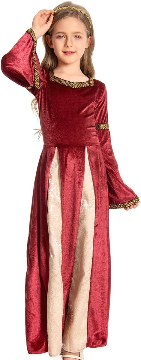 prinsessenkostuum renaissance koningskostuum cosplay kinderjurk