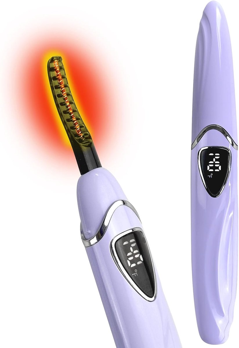 SnelShoppen - S600 Gehitste Wimperkruller met Nauwkeurige Temperatuurregeling, Intelligente Automatische Uitschakeling voor Natuurlijke Make-up en Lan