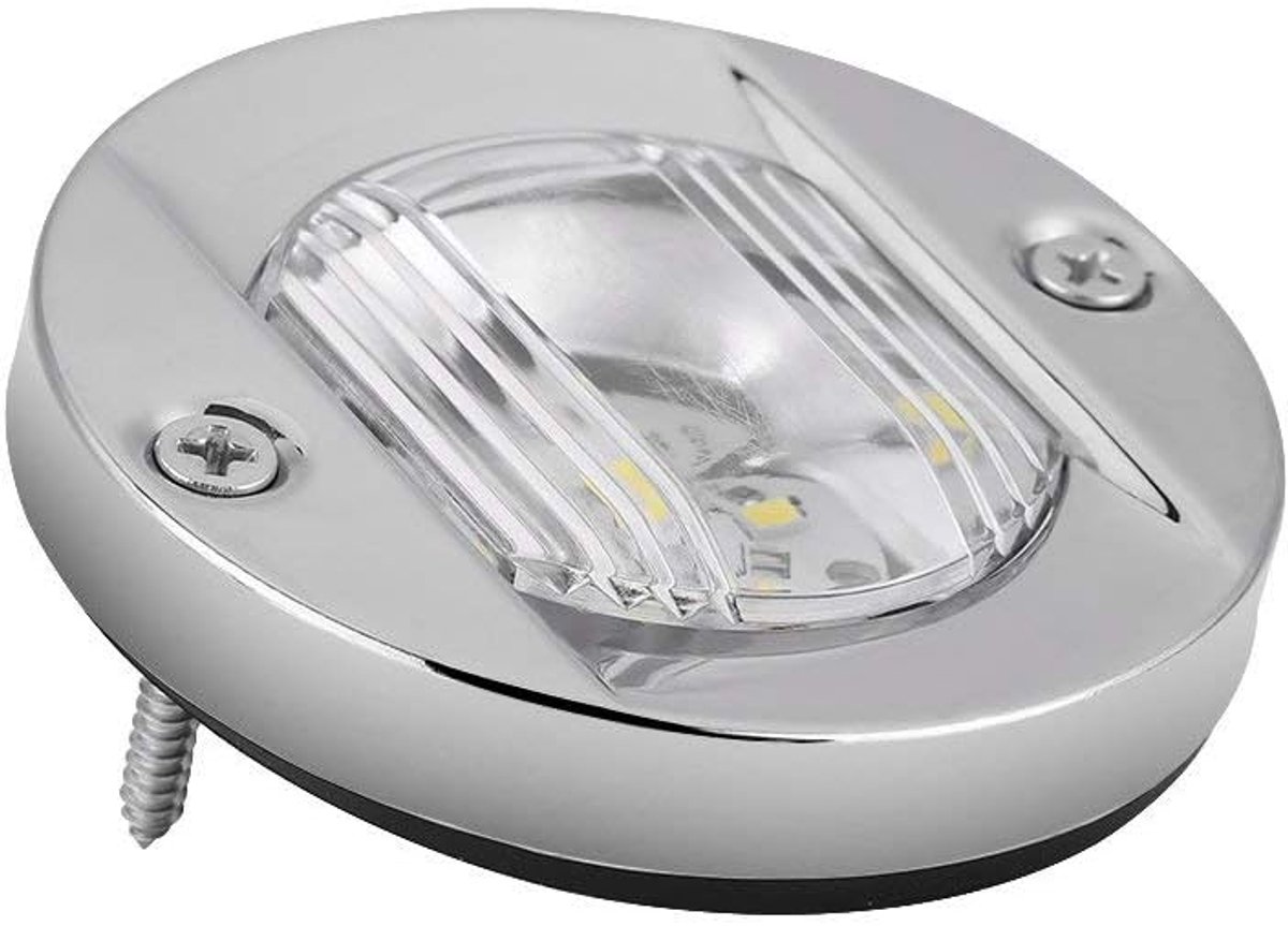 12 V Waterdichte Marine Boot Licht LED Navigatie Stern Lights Jacht Spiegellicht, Wit Rvs Zeillichten voor Boten LED Boot/Jacht Onderdelen