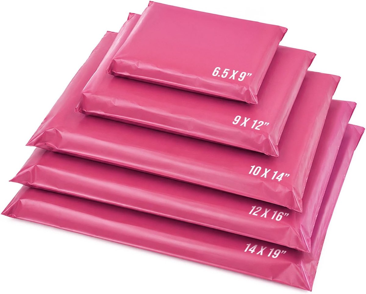 Poly post zakken 50 stuks - zelf seal - 5 maten - ideaal voor verzending - ShopVlot