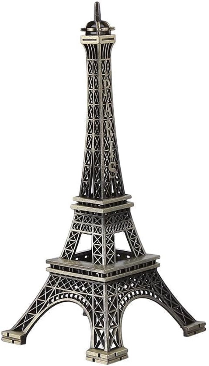 Eiffeltoren, metalen Eiffeltoren beeld, Decor, zinklegering, Parijs Eiffeltoren, verzamelaar figuur, replica van de Franse Eiffeltoren voor de tafel(10CM)