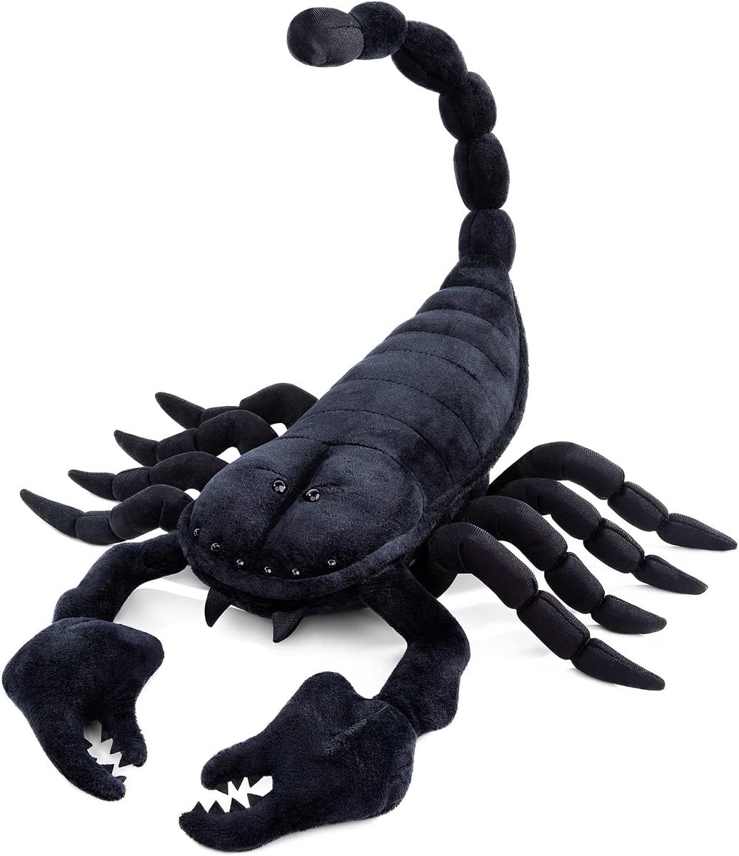lilizzhoumax Kaiser Schorpioen, 40 cm, gesimuleerd dier, Kawaii Schorpioen, knuffeldieren, realistisch speelgoed voor wilde dieren, verjaardagscadeau voor kinderen