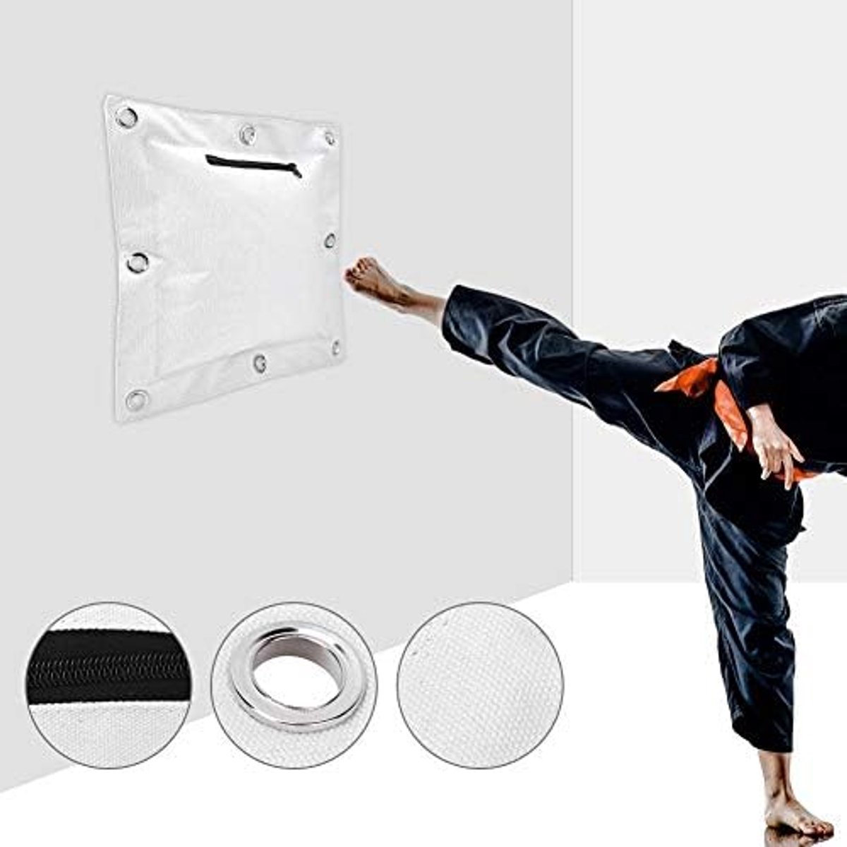 Chun Wall Canvas Punch Lege zandzak Target Boxing Muay Thai Sanda met rits(L)