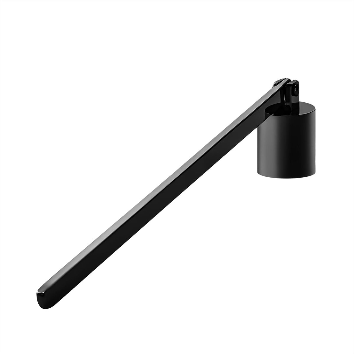 kaarsenblusser, kaarsenblusser met lang handvat, klokvormige lont, kaarsenaccessoires, kaarsenbel, kaarsenexclusief, lontblusser voor de meeste kaarsen (zwart)
