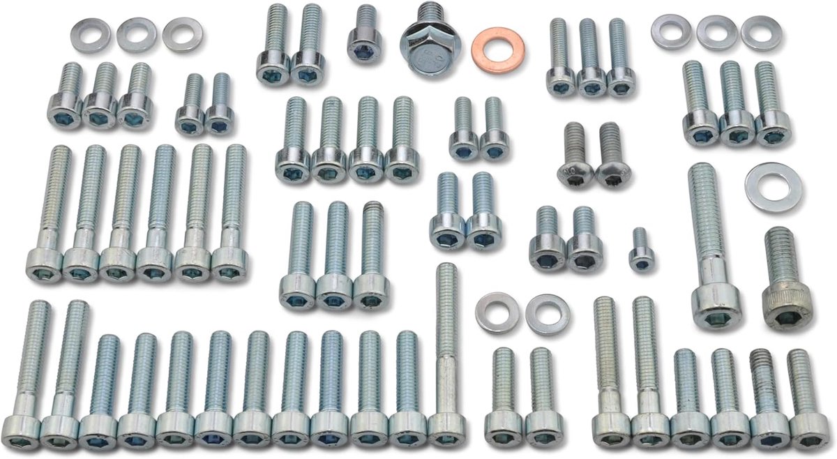 carterboutset 59 verzinkte stalen schroeven CHC voor MBK Booster Nitro Ovetto Mach-G Stunt Rocket Yamaha Bw's Slider Aerox Jog-R Neo's Aprilia SR Malaguti F10 F12 Minarelli-motor