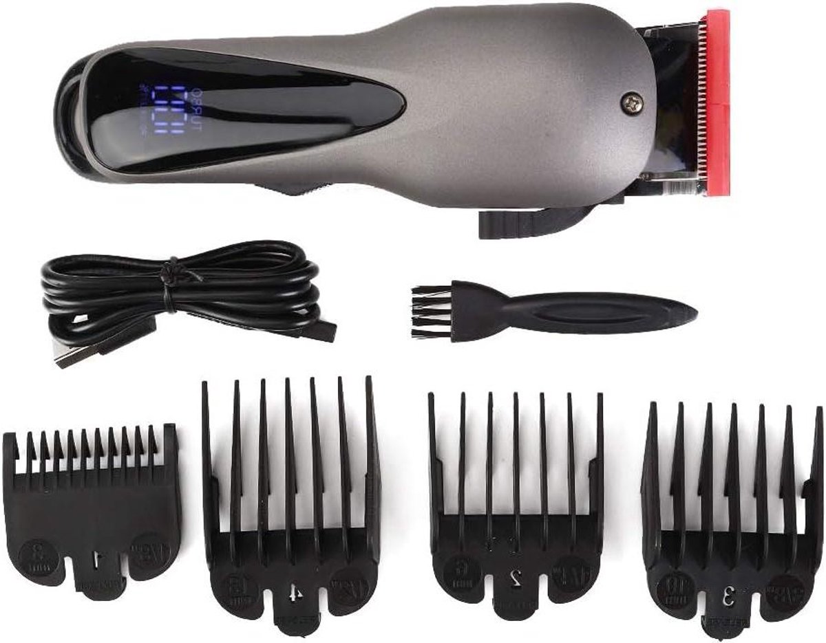 Verstelbare Tondeuse - Haartrimmer Kapper - Thuis Kapsel Maken - Hoge Prestatie Motor - 1x1x1 cm - Zwart
