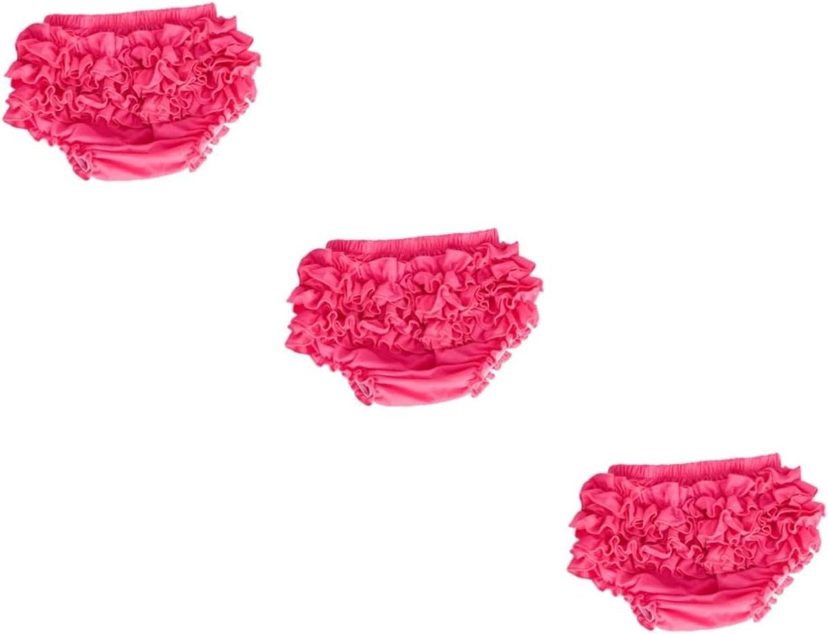 Babypakjes - Bloomers Broekjes - Comfortabel Zitten - Zacht Katoen - 1-3 Jaar - Roze