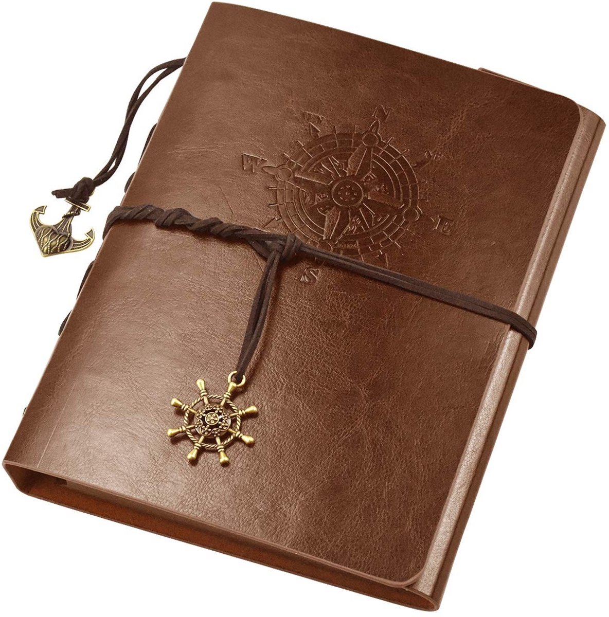 Omgoods - DIY Fotoalbum met 60 Zwarte Pagina's, Bruin