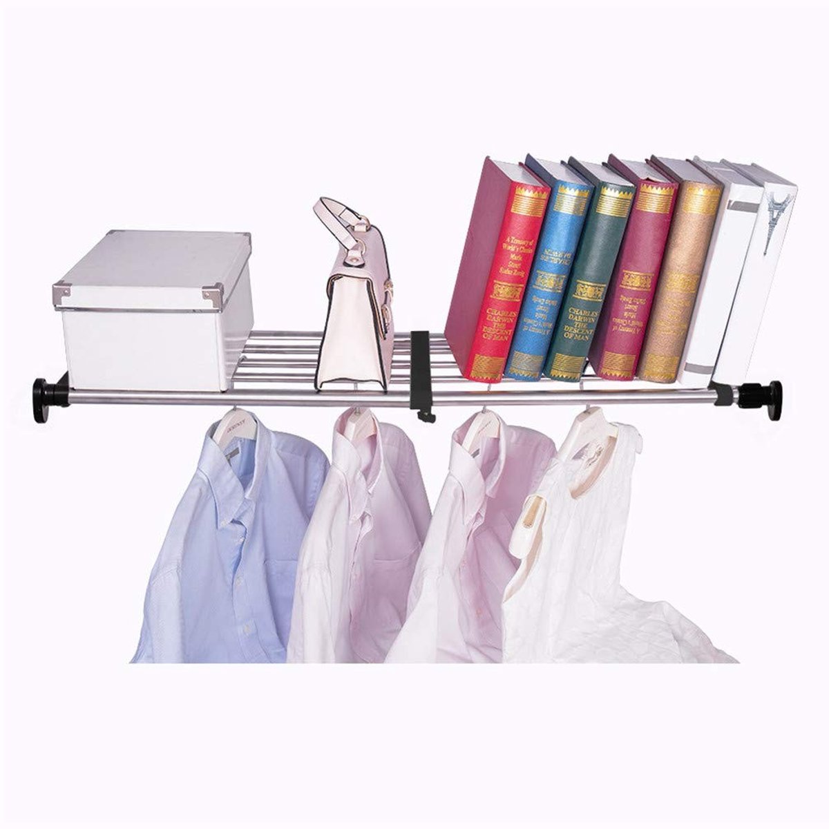 Omgoods - Uittrekbaar Metalen Plank voor Kast en Keuken 50-80 cm