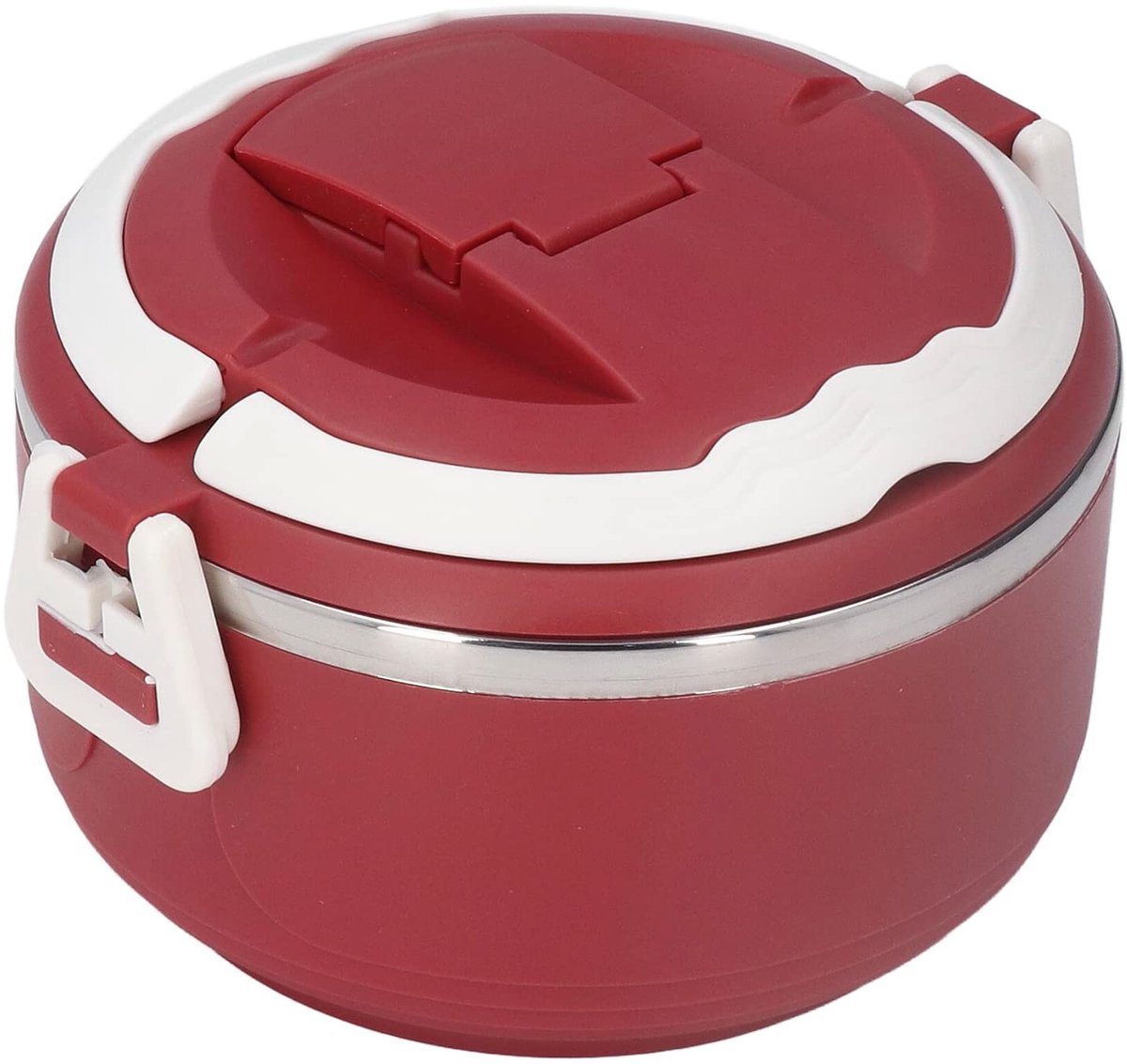Omgoods- Lunchbox Roestvrij Staal - Draagbaar - Thermisch - Bento-Box - Voedselcontainer - Ergonomisch Handvat