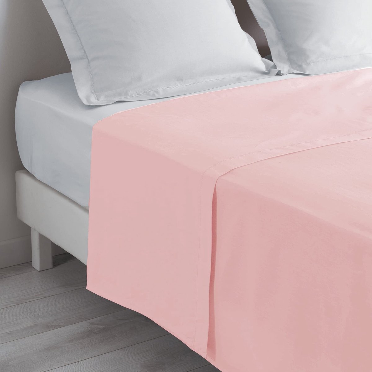 Omgoods - Katoenen Bedlakens 180 x 290 cm in Roze