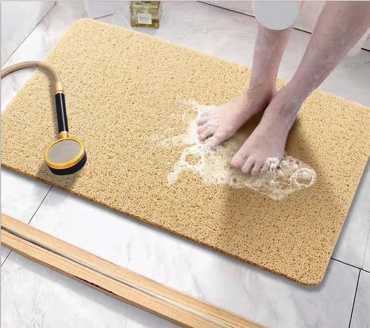 Omgoods - Antislip Badmat 60x40cm met Zacht Rubber en Schimmelbestendig