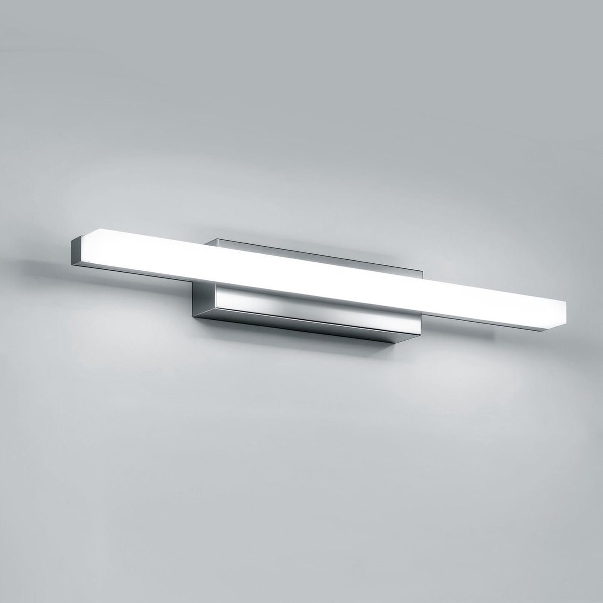 Omgoods - LED Spiegellamp Badkamer 40 cm - Koel Wit Licht 6000K IP44 Chroom Spiegelverlichting
