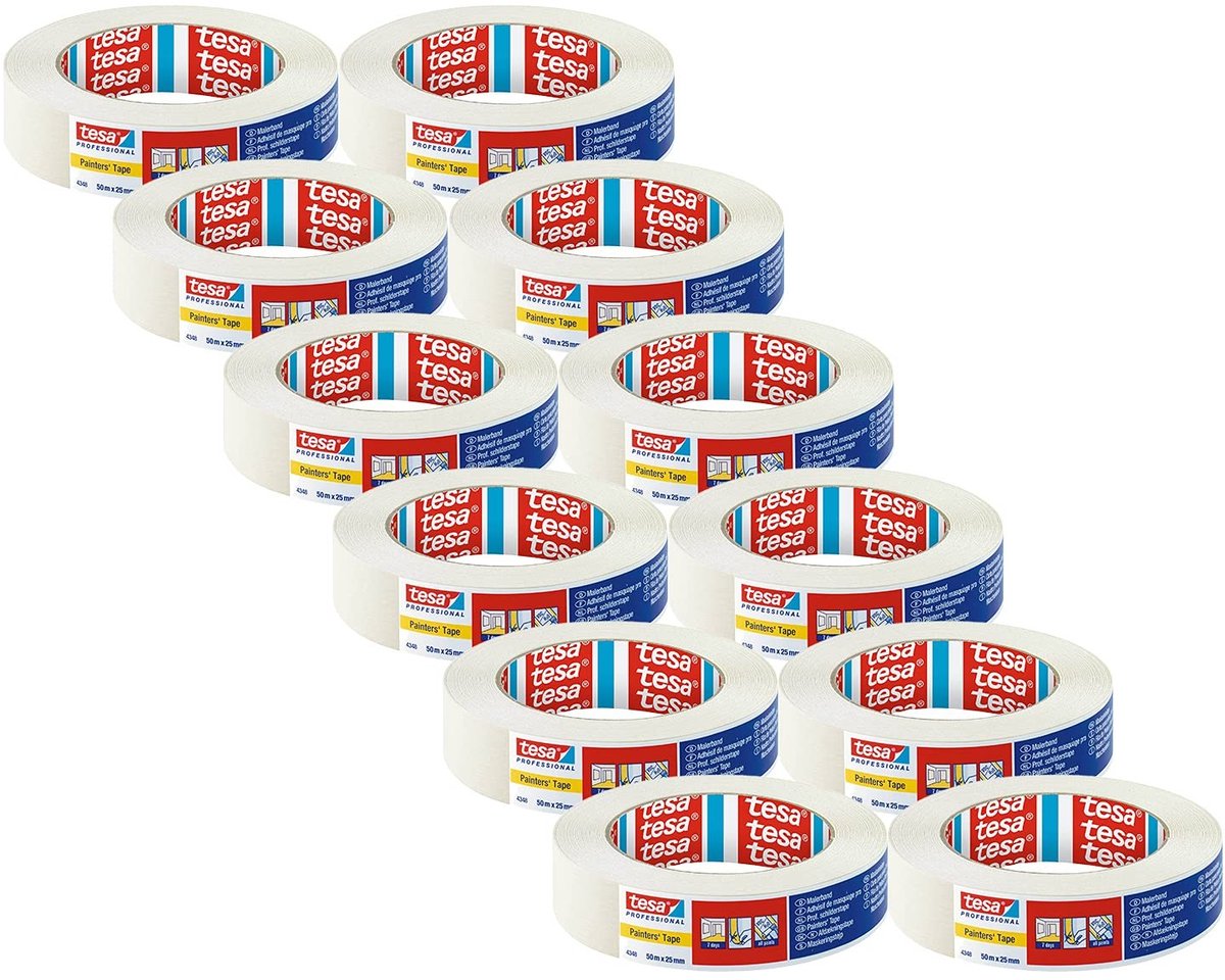 Omgoods - Indoor Schilders Afplaktape, Pack van 12 Rollen
