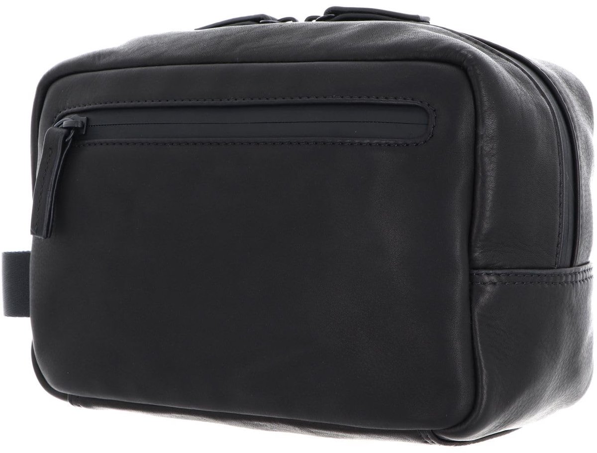 Omgoods - Klassieke Zwarte Toilettas - Elegant en Compact