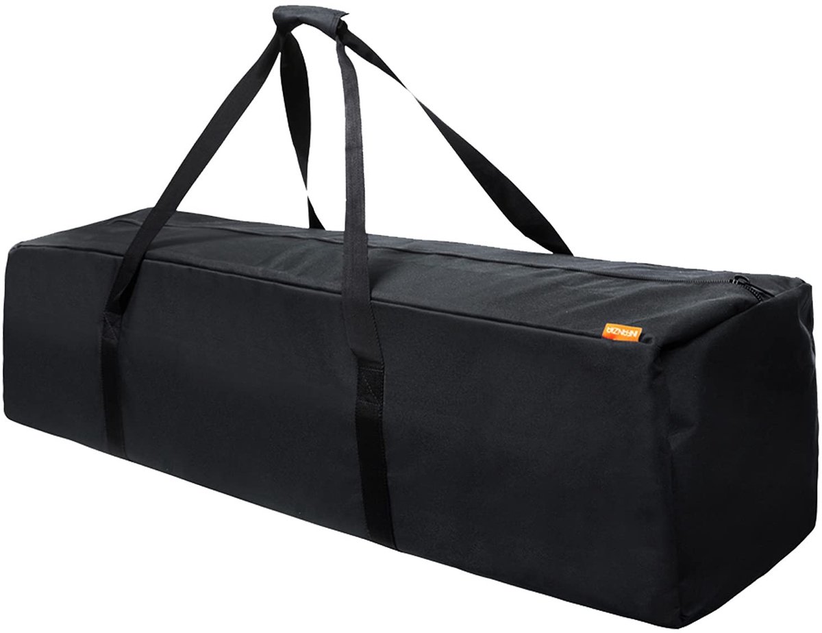 Omgoods - Reisbagage - Grote Sporttas met Verbeterde Rits - Zwart 115x30.5x30.5 cm