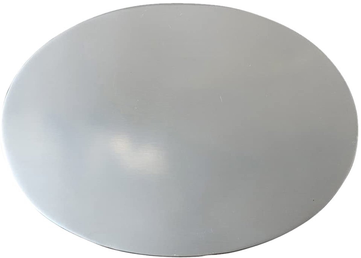 Omgoods - Gepolijste RVS Kaarsenhouder 17x12cm voor Decoratieve Verlichting