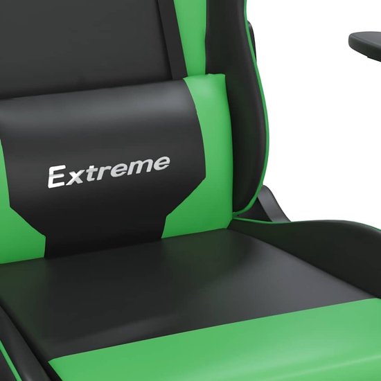 Gaming Stoel - Speelstoel Fauteuil - Comfortabel Gamen - Met Voetsteun - 67 x 58 x 128 cm — afbeelding 3