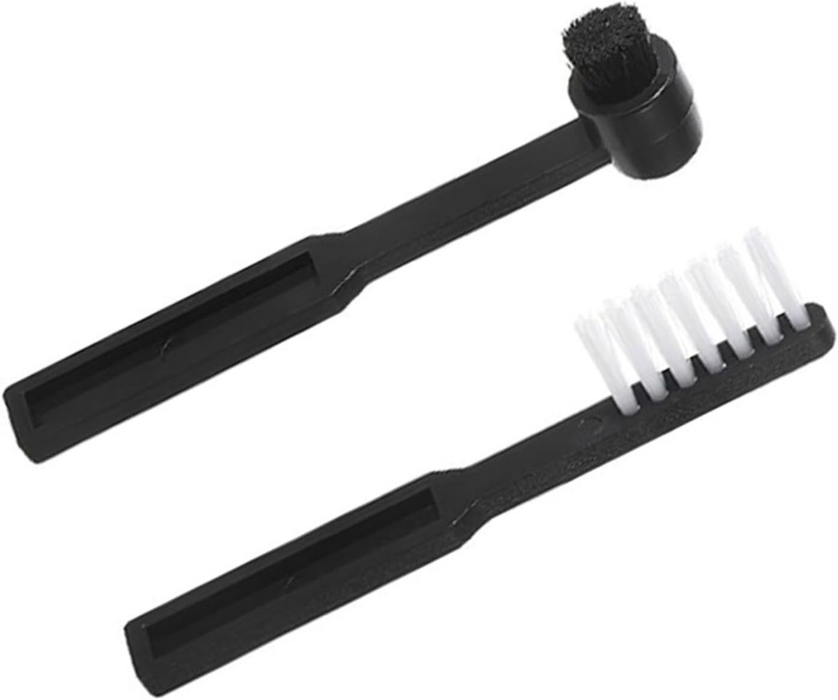 SnelShoppen - 2-Pack Vinyl Platen Reinigingsborstel & Stylus Cleaner Kit | Antistatische Carbonvezel Stylus Borstel voor Schoonmaken van Platenspeler