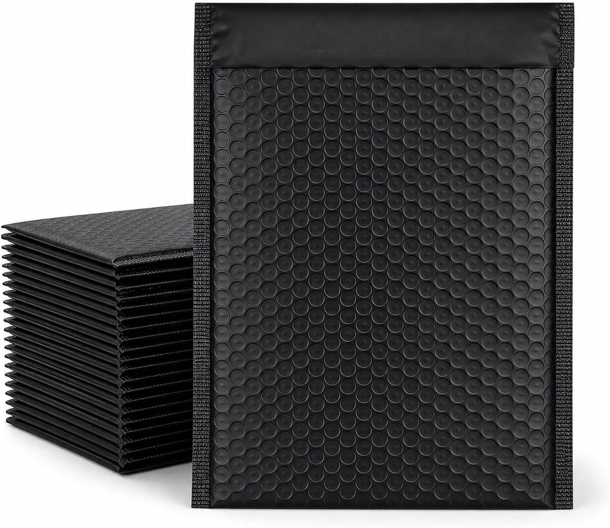 30 stuks bubbelenveloppen, gewatteerde enveloppen, 10,5 x 15 inch/216 x 381 mm, waterdichte verzendenvelop, zwart