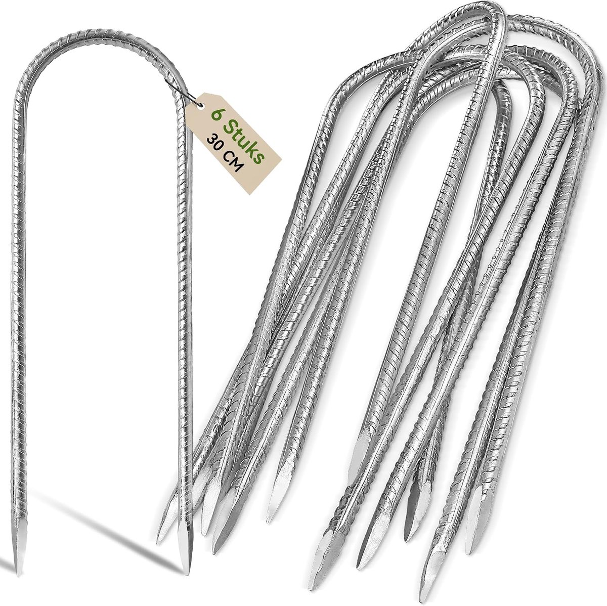 Trampoline tentankers 12 inch - gegalvaniseerd staal - roestbestendig - perfecte grip voor outdoor gebruik - ShopVlot