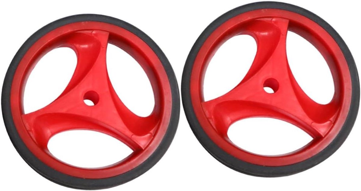 Kinderfiets Zijwieltjes Steunwielen Balanswielen Kinderen Leren Fietsen Met Knipperlicht 4.33 inch Rood