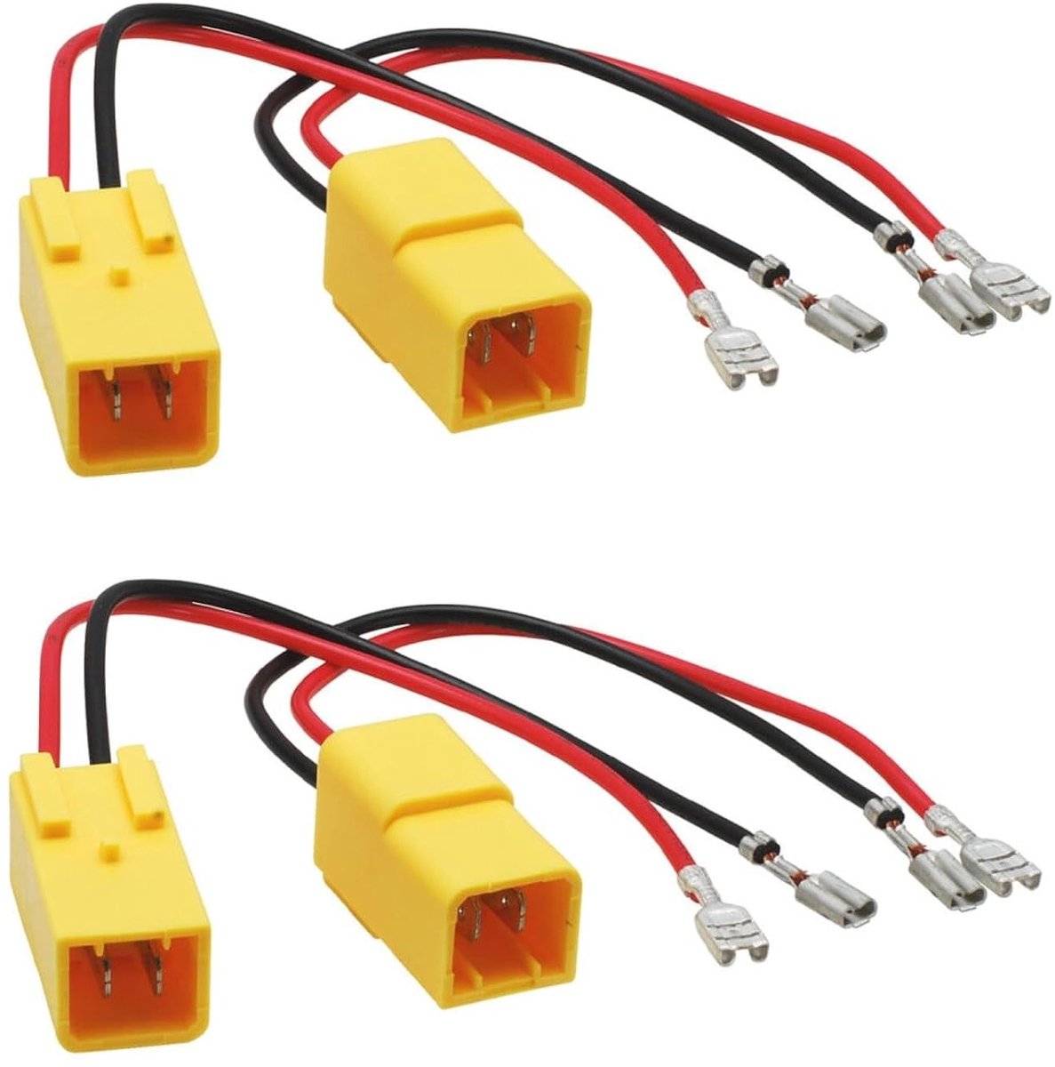 SnelShoppen - 4x Stekkeradapters voor Installatie van Luidsprekerkasten voor Peugeot, Alfa Romeo, Lancia, Fiat, Citroen - Eenvoudige Installatie, ISO