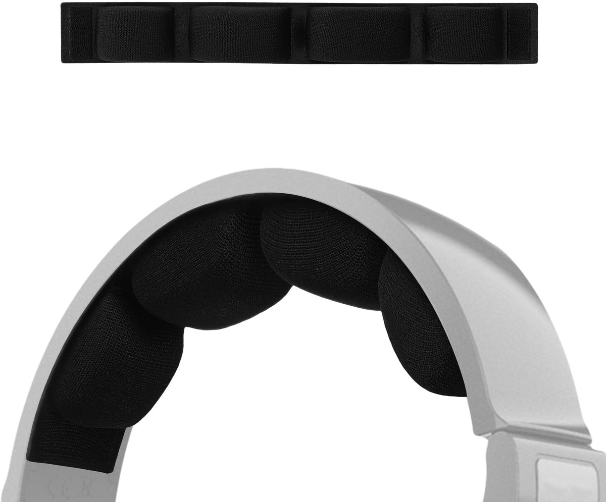 kwmobile band geschikt voor Sennheiser HD545 / HD565 / HD580 / HD600 / HD650 - Koptelefoonband in zwart - Zachte hoofdband voor hoofdtelefoon