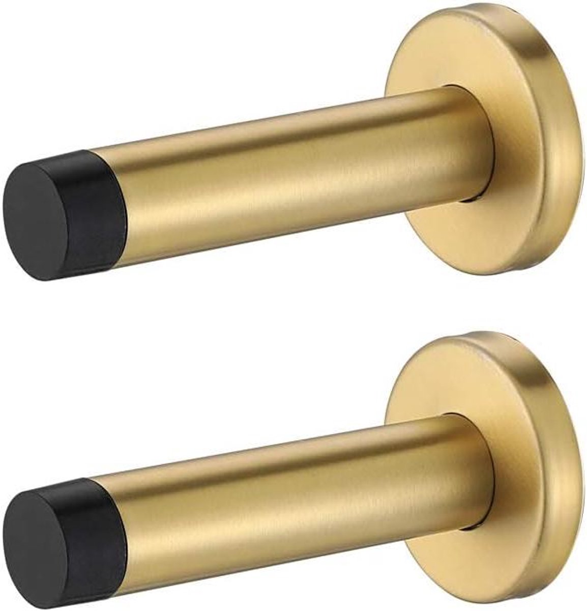 Deurstopper Set - Muurstopper Deur - Bescherming Muur - Geluiddempende Bumper - 2 Stuks - Goud