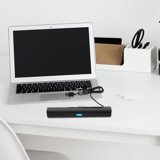 Mini Soundbar - Computer Speaker - Muziek Luisteren - 360 Graden Geluid - 20 cm Lengte - Zwart van MINI — afbeelding 3