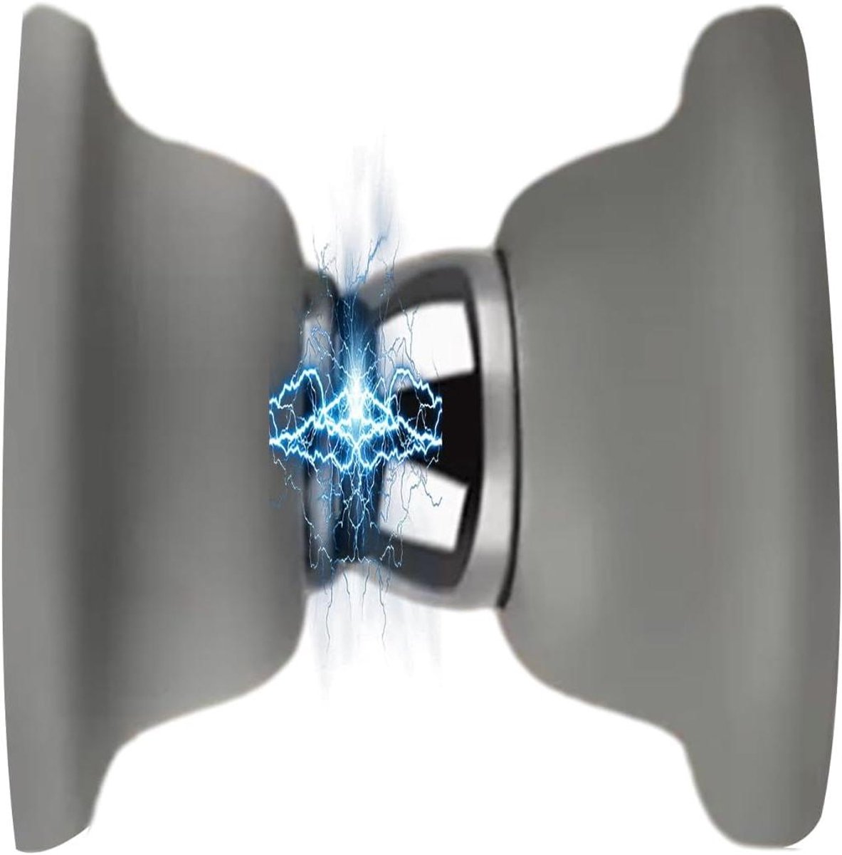 Magnetische Deurstopper - Deurhouder Deurvanger - Deur Stil Houden - Zelfklevend Wandmontage - 78x65x65 cm - Grijs