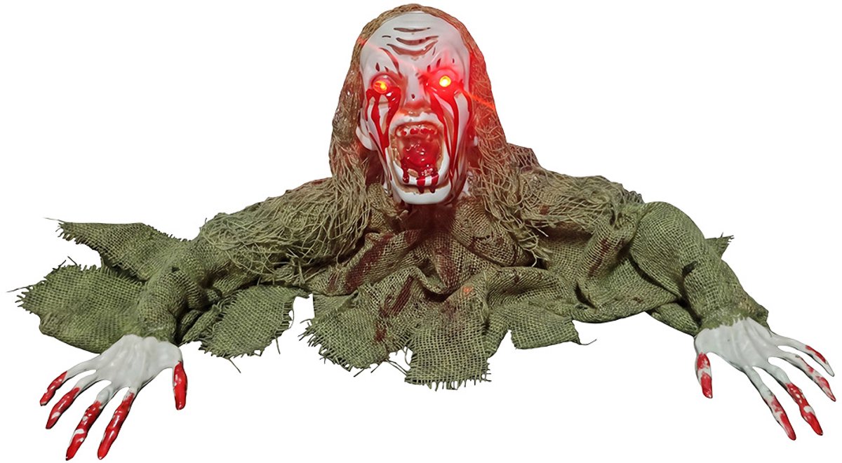 Clayre & Eef Halloween decoratie Overig Groen Kunststof Herfst decoratie
