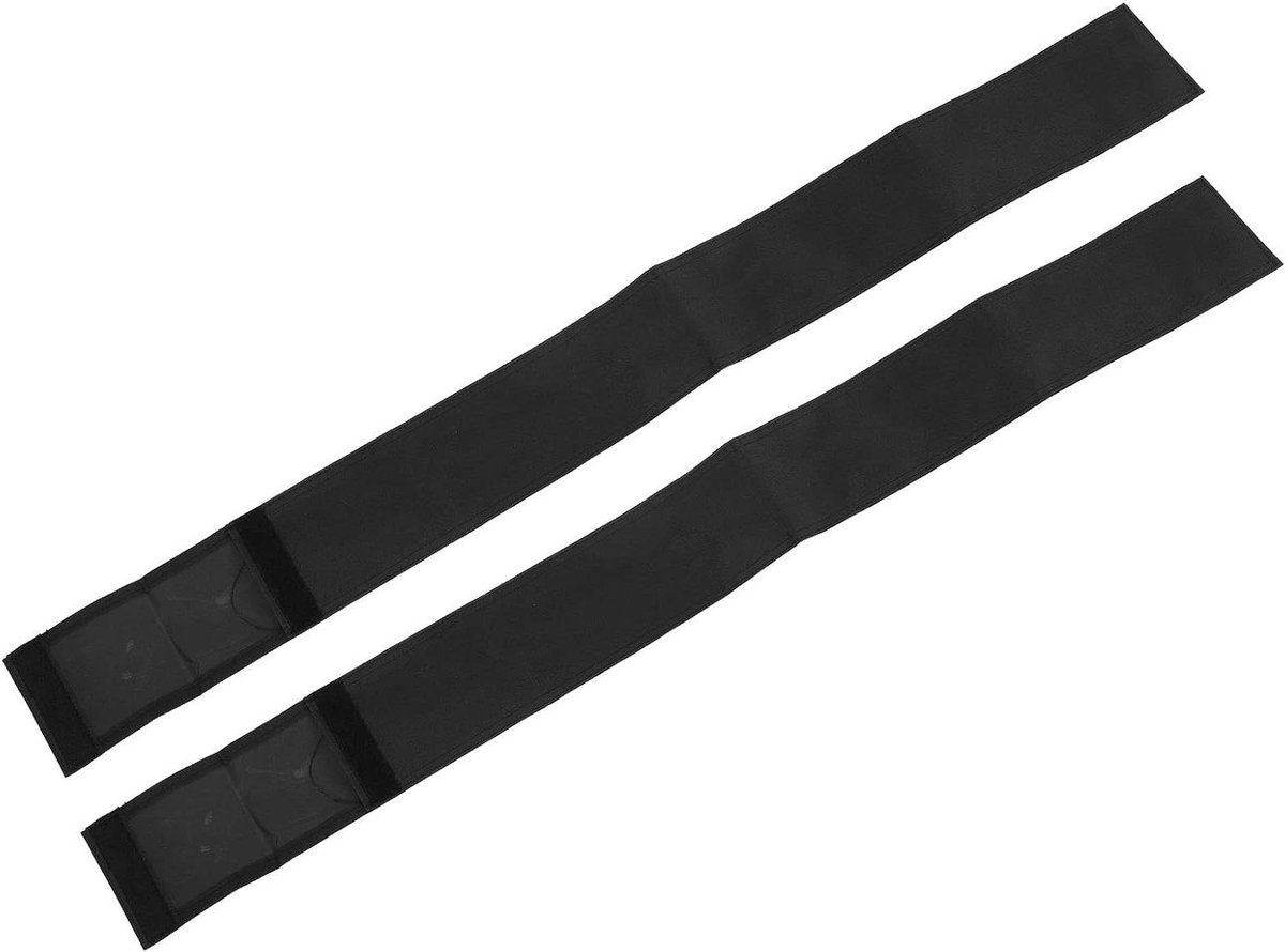 Biljart Keu Tassen - Poolstick Houder - Biljart Spelen - Krasbestendig Canvas - 2 stuks - Zwart