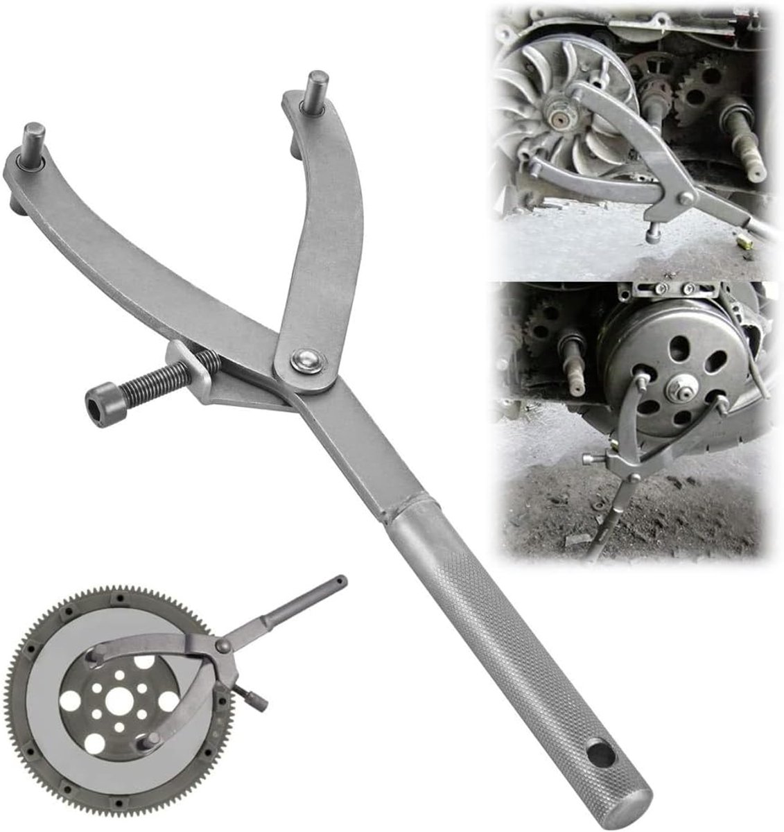 blokkeergereedschap, blokkeergereedschap, koppeling, bevestigingsgereedschap, universeel, bevestigingsgereedschap, universeel, koppelingssleutel, voor koppeling, motorfiets, riemschijf