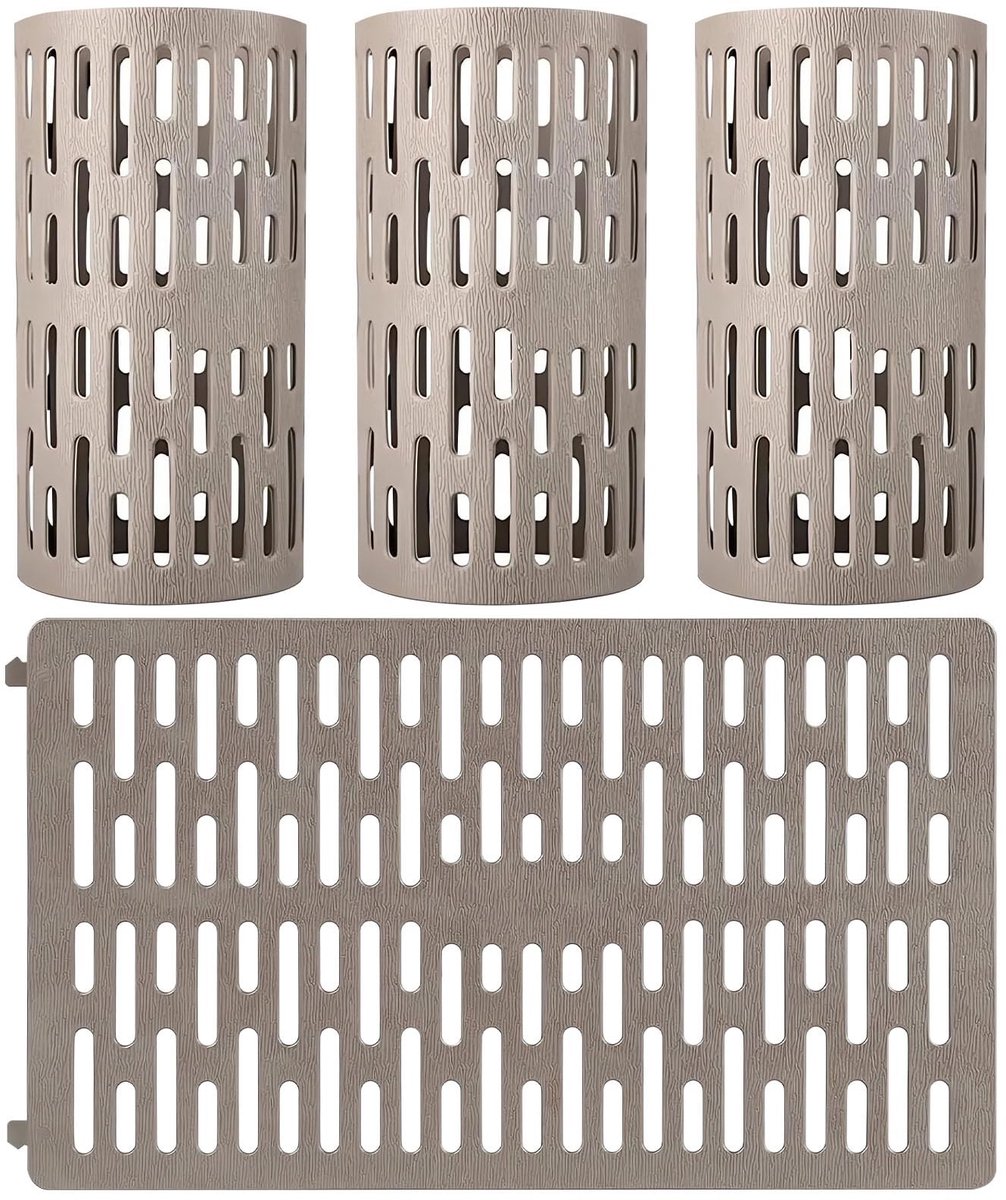 Omgoods - 4 Stuks Boomstam Bescherming met Ventilatiegaten