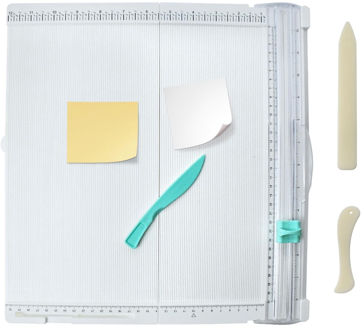 Omgoods - A4 Papier Snijmachine met Krabfunctie en 2 Botters