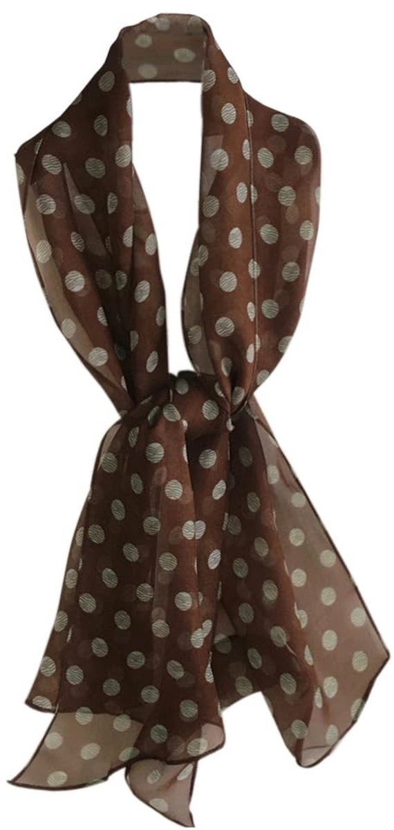 Omgoods - Elegante Dames Zijde Sjaal 100% Zijde 30 x 160 cm