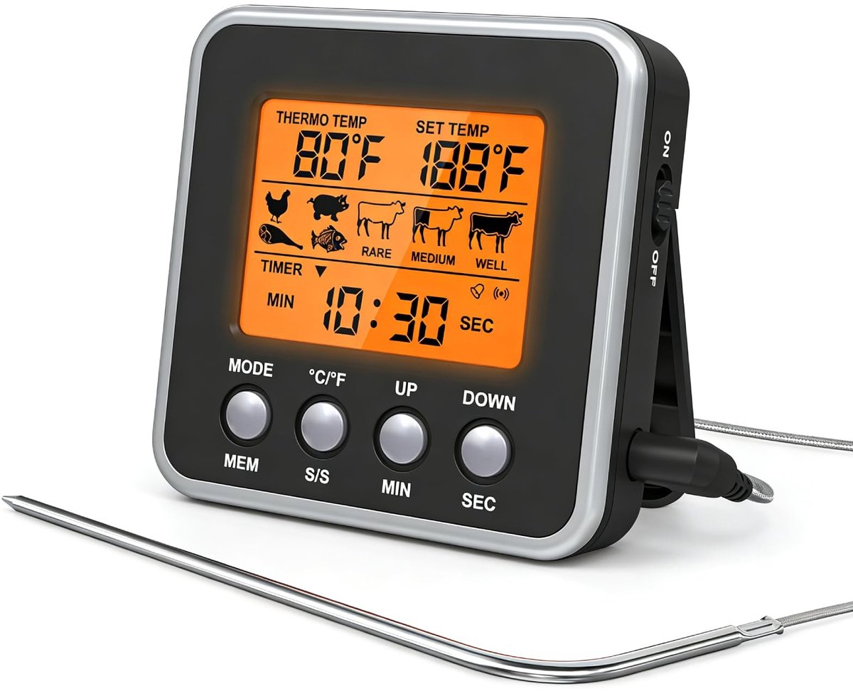 Omgoods - Digitale Keukenthermometer met LCD-Display