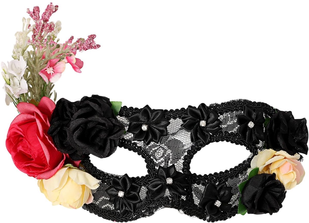 Omgoods - Dames Venetiaans Masker van Kant voor Feestjes