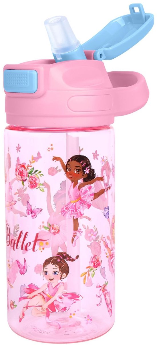 Omgoods - Kinderen Waterfles, 16 oz, BPA-vrij met Handvat