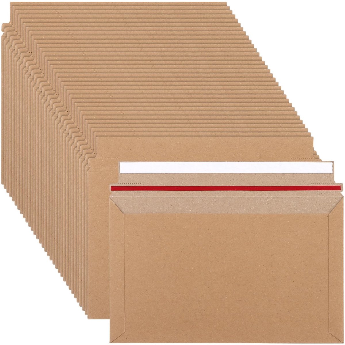 Omgoods - Set van 100 Verzendzakken van Kraftpapier A5