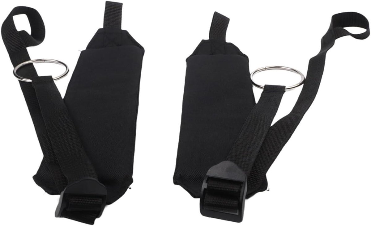 Vervangende Riemen - Föhn Banden - Handsfree Dragen - 2-Delige Set - Verstelbare Lengte - Zwart