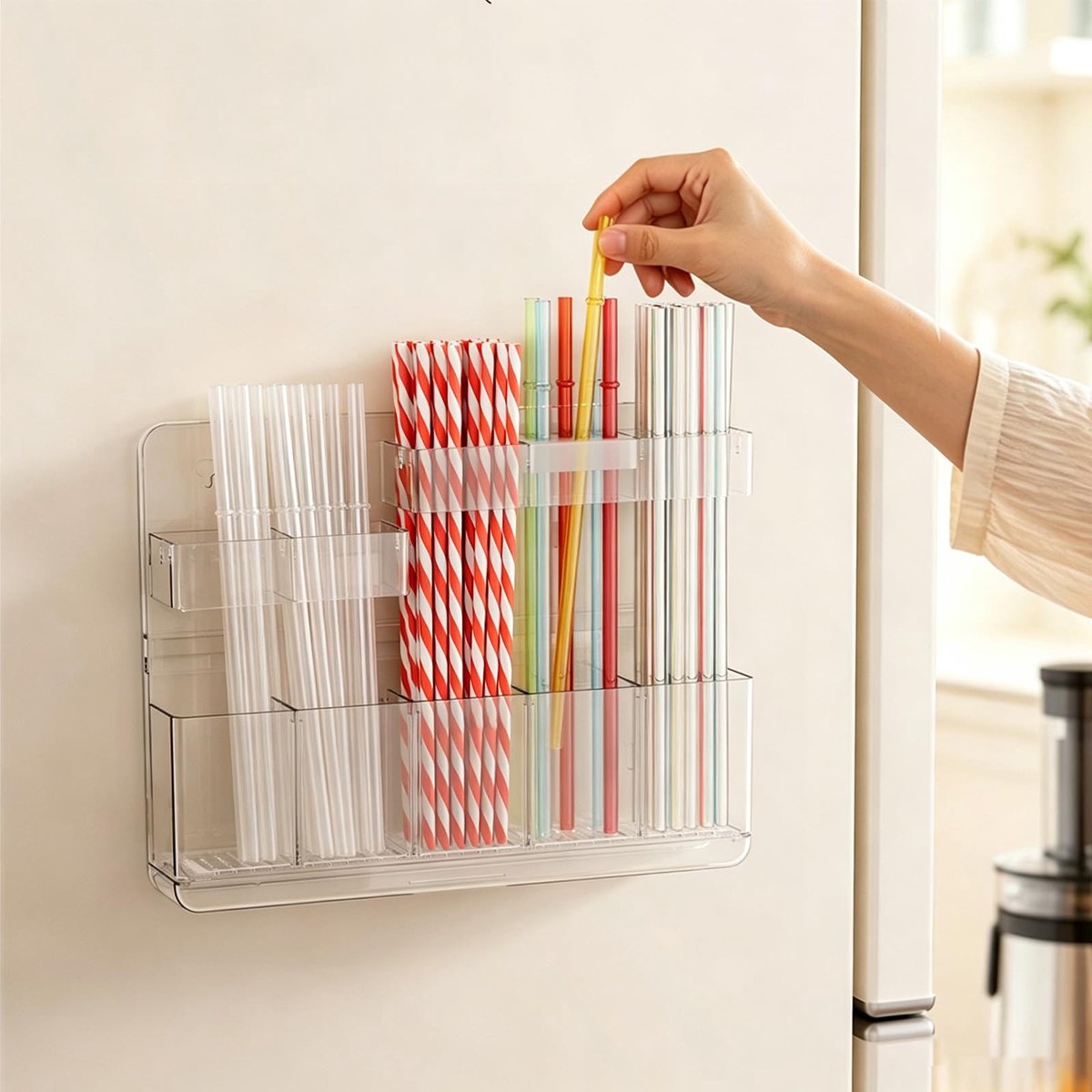 Omgoods - 9,5 Inch Rietjeshouder met Druppelbak voor Wandmontage