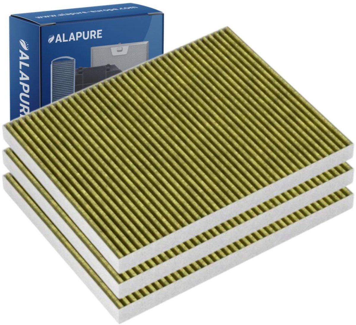CleanAir Plus Koolstoffilter voor Gaggenau 11034226 / 17004037 / AA200121 (3 St.)