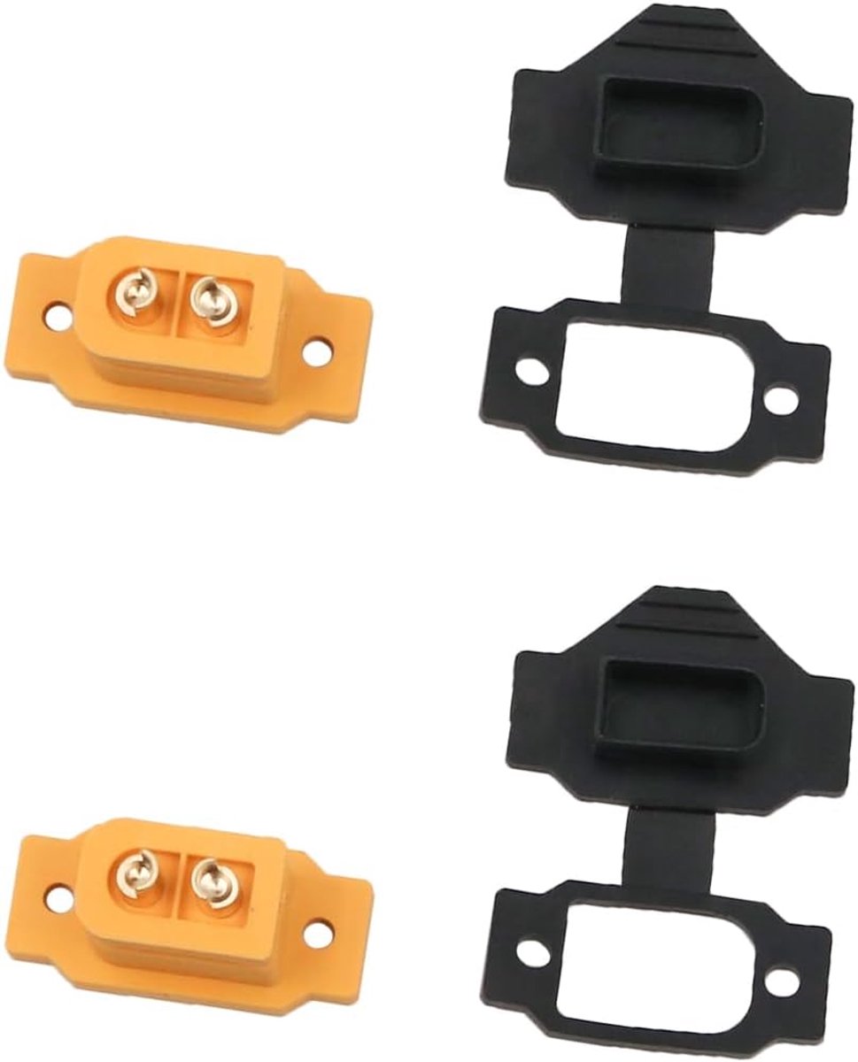 XT60 connector 4 stuks - hoge stroom - met rubberen kap - water- en stofbestendig - ShopVlot